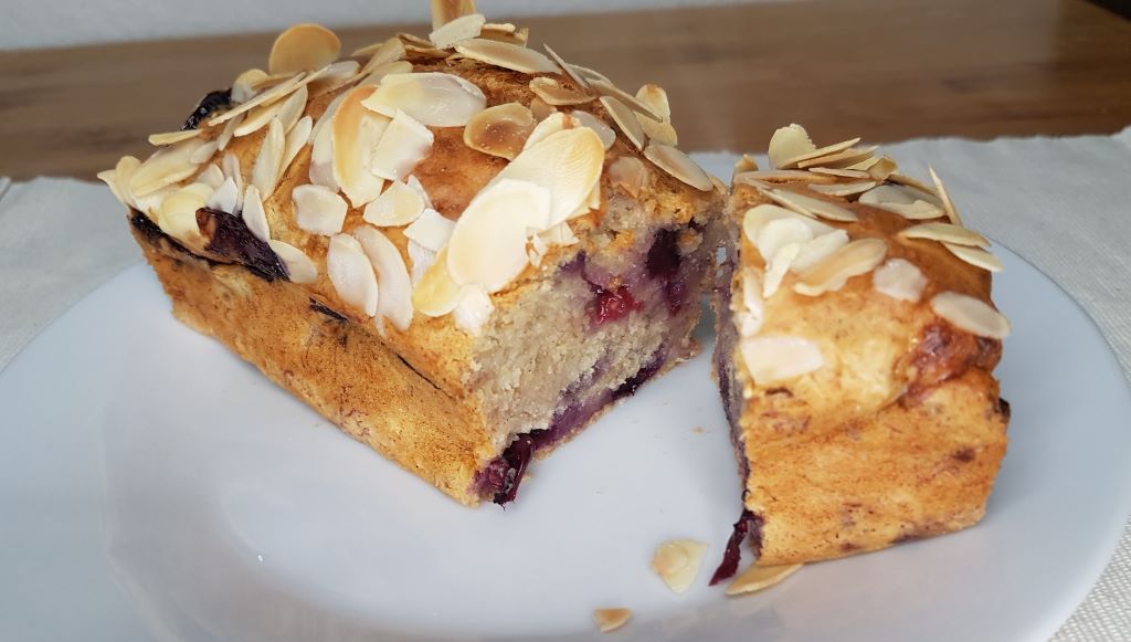 Banana Bread with Blueberries