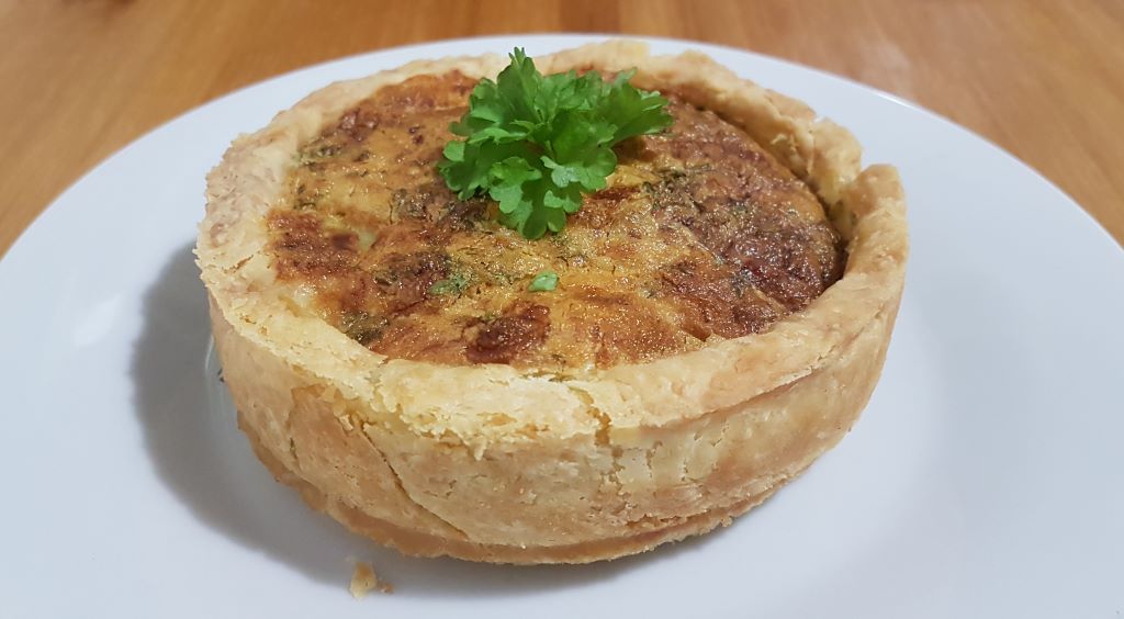 Quiche with White Asparagus