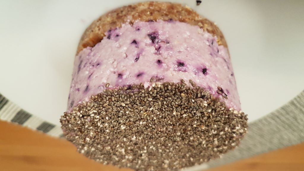 Dairy-Free No-Bake Blueberry Cheesecake